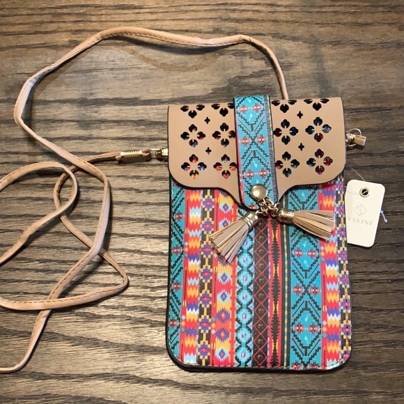 Aztec Cell Phone Crossbody Bag - Picture 2 of 2
